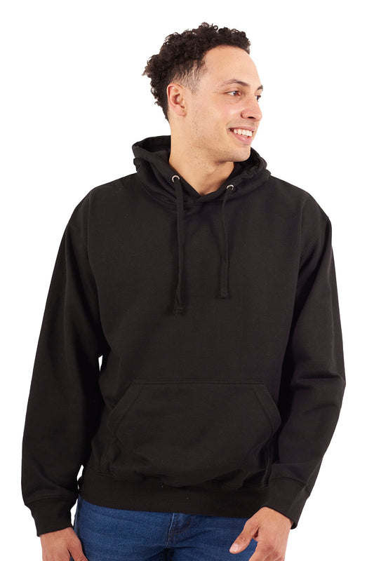 Premium 3 End Fleece Hooded Sweatshirt-Blank Shirt-Brisco Brands