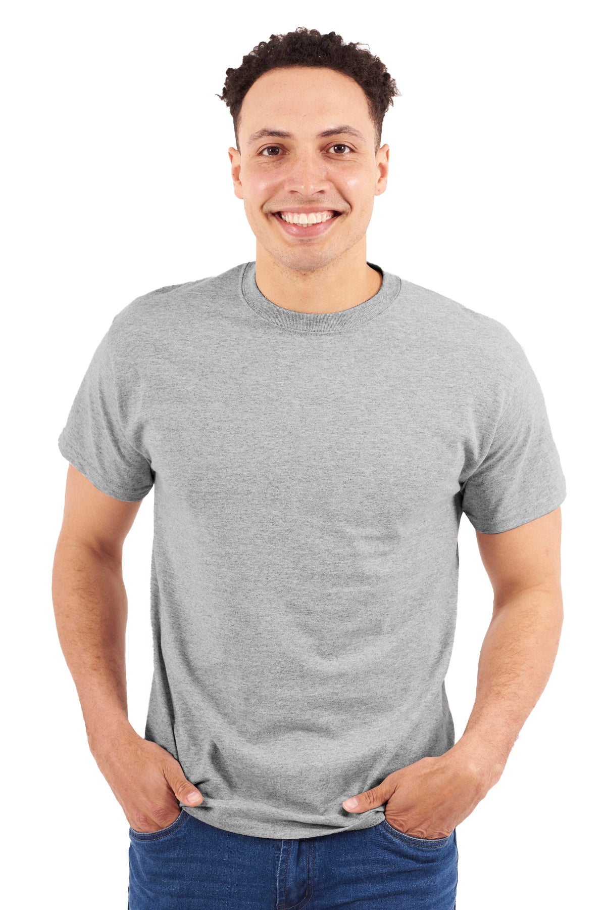 Premium CVC Adult Tee Shirt-Blank Shirt-Brisco Brands