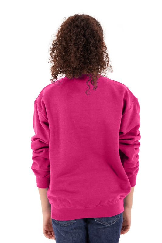 Promotional Fleece Youth Crewneck Sweatshirt-Blank Shirt-Brisco Brands