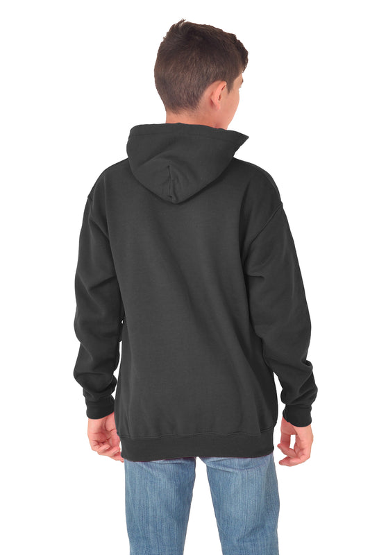 Promotional Fleece Youth Hooded Sweatshirt-Blank Shirt-Brisco Brands