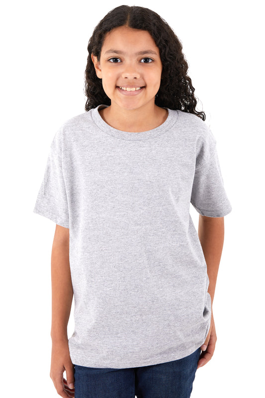Value CVC Youth Tee Shirt-Blank Shirt-Brisco Brands
