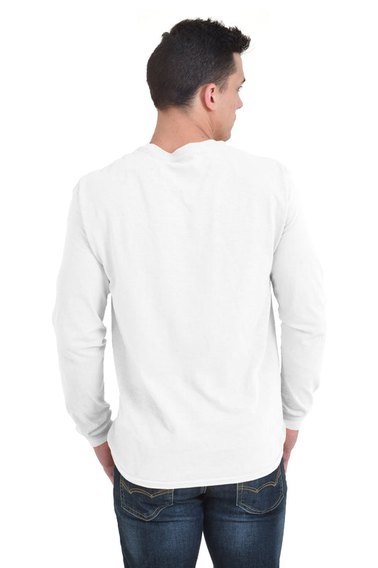 Value CVC Long Sleeve Tee-Blank Shirt-Brisco Brands