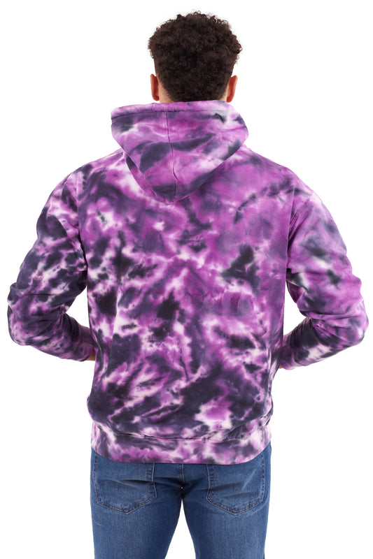 Crystal Tie Dye Hoodie-Blank Shirt-Brisco Brands