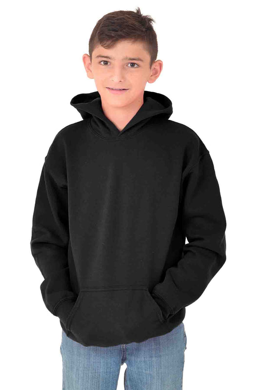 Promotional Fleece Youth Hooded Sweatshirt-Blank Shirt-Brisco Brands